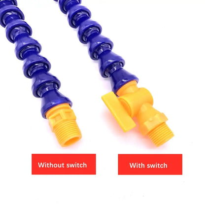 Tubo Neumático Flexible de Plástico con Rosca Macho BPS - 1/4", 3/8", 1/2" para Máquinas CNC y Tornos