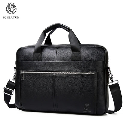 Maletín Ejecutivo de Cuero PU para Hombre - Bolsa de Negocios de Diseño, Bolso Bandolera, Maletín para Documentos y iPad