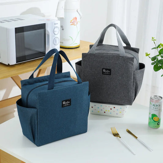 Bolsa Térmica Multifuncional de Gran Capacidad | Bolsa Térmica Impermeable Oxford con Cierre para Mujeres | Bolsa de Almuerzo, Picnic y Comida