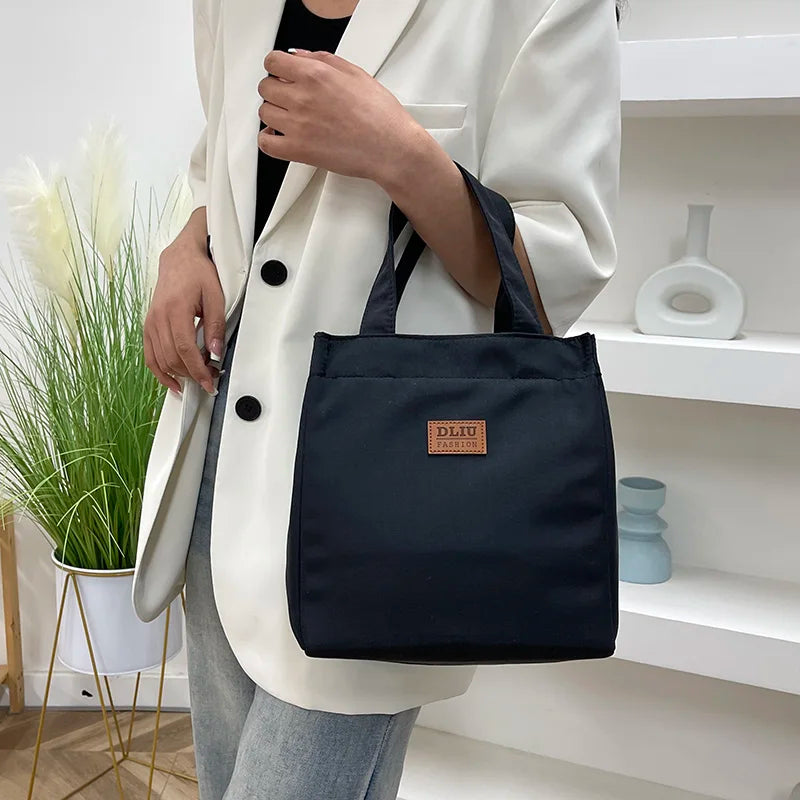 Bolsa de Almuerzo de Gran Capacidad con Aislamiento de Aluminio para Trabajo - Bolsa Práctica con Asa Superior