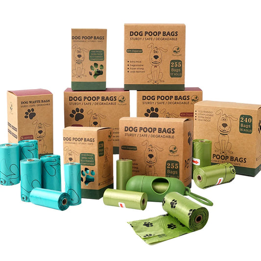 Bolsas Biodegradables con Aroma para Recoger Excrementos de Perros