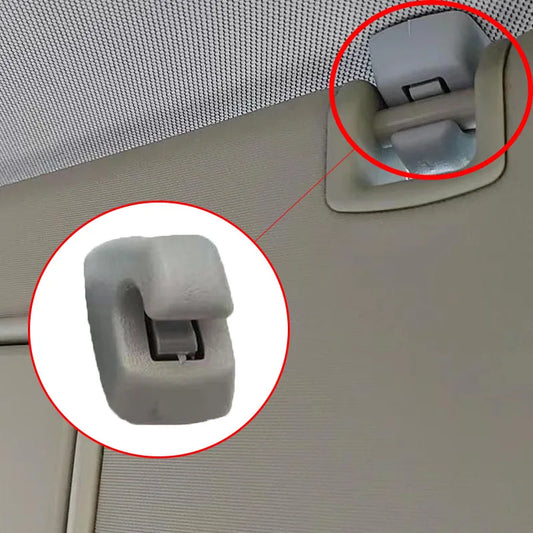 Clip Soporte para Parasoles de Coche para Chevrolet Spark 2011-2020, Gris, Accesorio de Sombra Solar