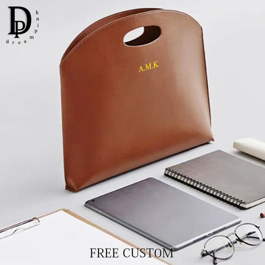Maletín de Negocios para Mujer - Bolso de Mano Elegante para Laptop, Gran Capacidad, PU Leather