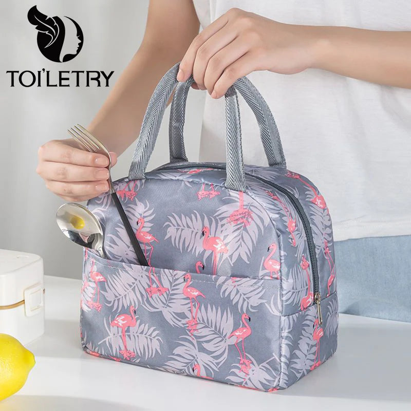 Bolsa Térmica de Almuerzo con Diseño de Dibujos Animados, Bolsa de Aislamiento para Conservación de Alimentos, Picnic y Comida para Llevar