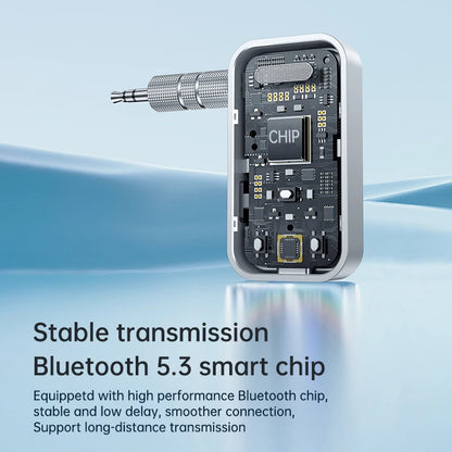 Adaptador Bluetooth 5.3 2 en 1 Receptor y Transmisor de Audio – Conexión Inalámbrica para Auto, TV, Auriculares, Bocinas y Más