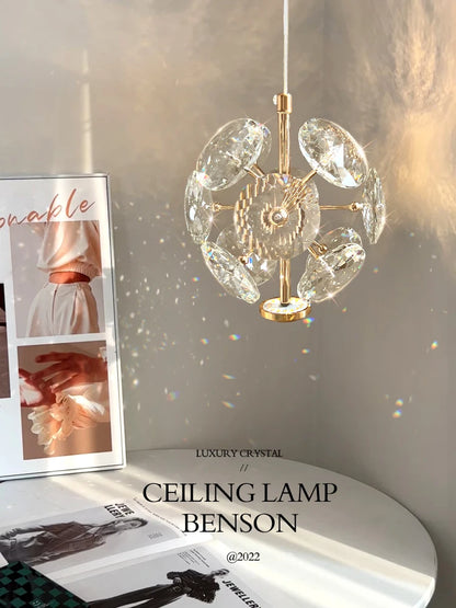 Candelabro Pequeño de Cristal K9 Puro, Lámpara de Pared de Lujo para Pasillo, Decoración Moderna para Bar