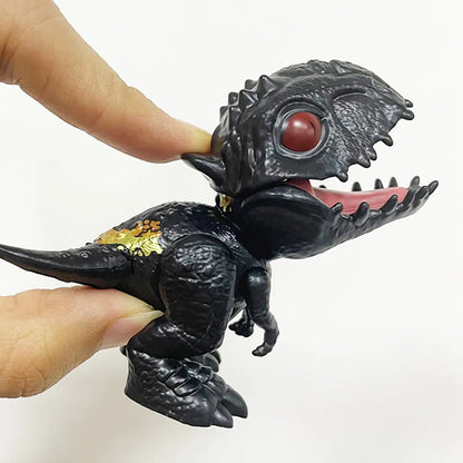Modelo de Dinosaurio Tiranosaurio Rex Móvil con Mandíbulas de Juguete – Dinosaurio Biting Finger Movible para Niños y Adultos
