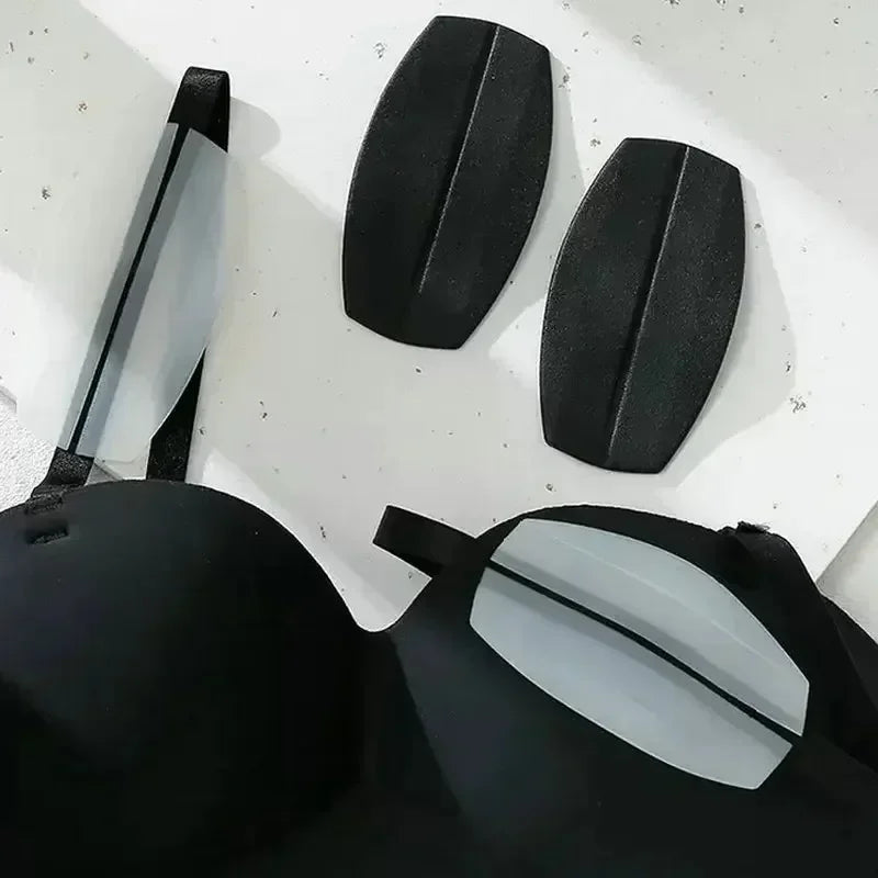 Almohadillas de Silicona Antideslizantes para Mujer - Soporte Suave con Correa para el Hombro, Alivio del Dolor, 2/4 Piezas