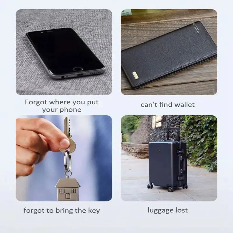 Xiaomi Rastreador Inteligente GPS para Mascotas - Mini Localizador Antipérdida Bluetooth 4.0 con App para Billetera y Llaves