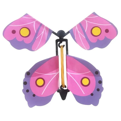 Juguete Mágico de Mariposas Voladoras - Libro de Marcapáginas con Sorprendente Regalo para Niños, Divertidos Props Mágicos Impulsados por Banda de Goma
