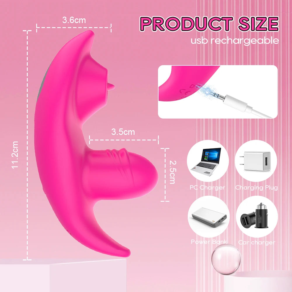 Bragas Vibradoras con Estimulador de Clítoris | Vibrador Portátil con Control por App y Carga USB