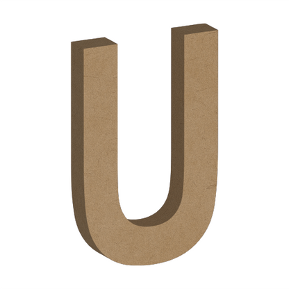 Letra Decorativa de MDF 60cm de Alto | Varios Grosores | Ideal para Eventos, Fachadas y Decoración Interior