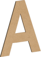 Letra Decorativa de MDF 60cm de Alto | Varios Grosores | Ideal para Eventos, Fachadas y Decoración Interior