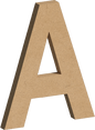 Letra Decorativa de MDF 60cm de Alto | Varios Grosores | Ideal para Eventos, Fachadas y Decoración Interior