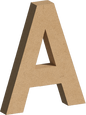 Letra Decorativa de MDF 60cm de Alto | Varios Grosores | Ideal para Eventos, Fachadas y Decoración Interior