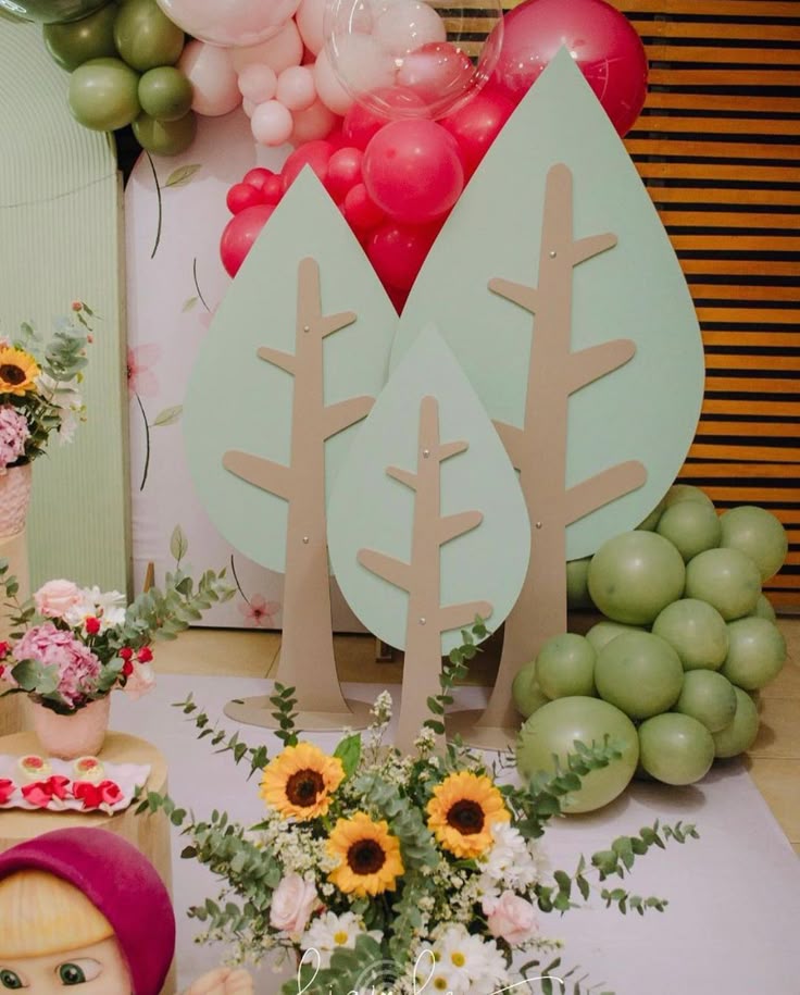 Pack de 2 piezas Árbol Decorativo en MDF o Triplay 1.44 x 67.7 cm | Varios Grosores | Ideal para Eventos, Escuelas, Recámaras | Personalizable